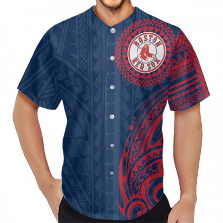 Men's Boston Red Sox Navy Baseball Jersey