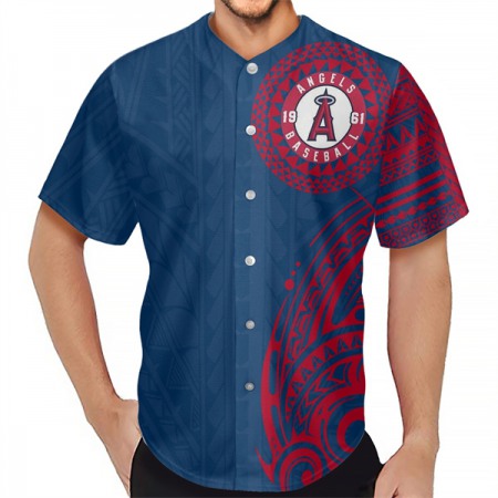 Men's Los Angeles Angels Navy Baseball Jersey