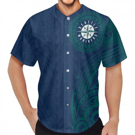 Men's Seattle Mariners Navy Baseball Jersey