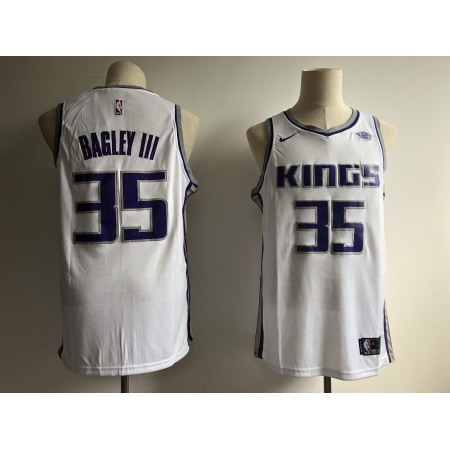 Kings #35 Marvin Bagley III White Nike Authentic Stitched Jersey