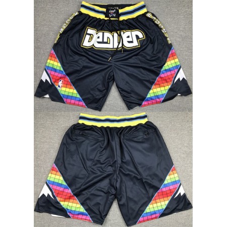 Men's Denver Nuggets Navy Shorts (Run Small)