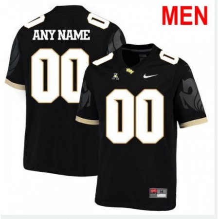 Men's UCF Knights Black Custom College Football Stitched Jersey