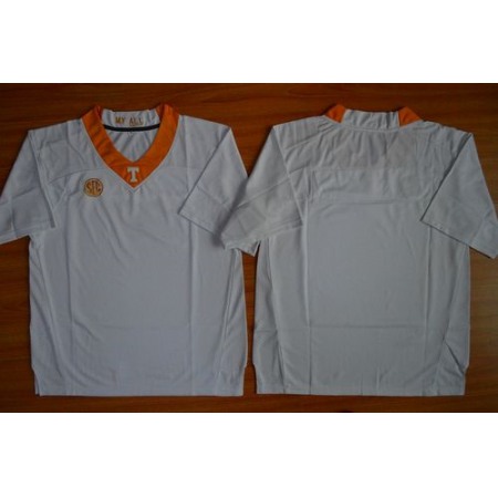 Vols Blank White Stitched NCAA Jersey