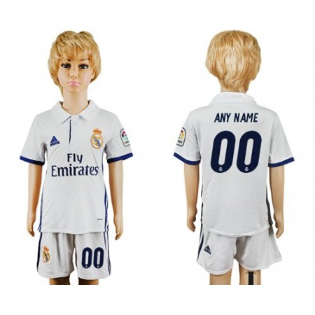 Real Madrid Personalized Home Kid Soccer Club Jersey