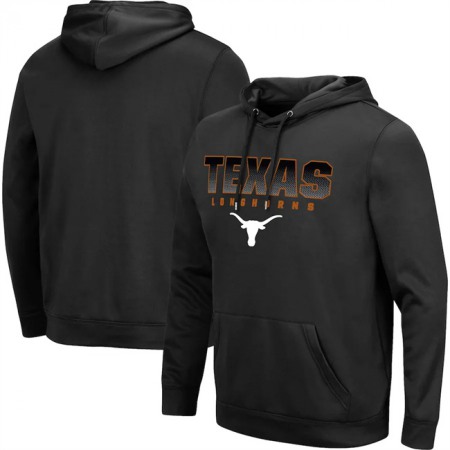 Men's Texas Longhorns Black Team Campus Pullover Hoodie