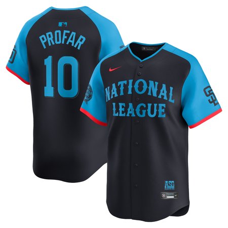 Men's National League Jurickson Profar Nike Navy 2024 MLB All-Star Game Limited Player Jersey