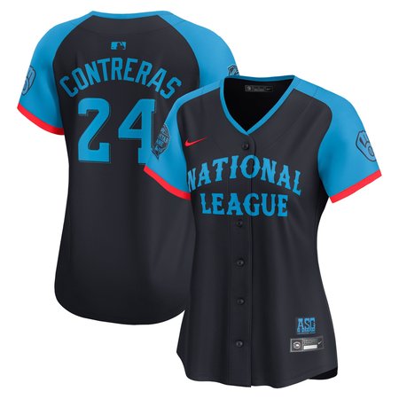 Women's National League William Contreras Nike Navy 2024 MLB All-Star Game Limited Player Jersey