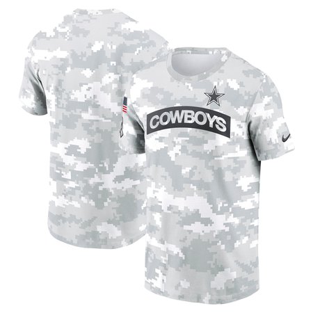 Men's Dallas Cowboys Nike Arctic Camo 2024 Salute To Service Performance T-Shirt