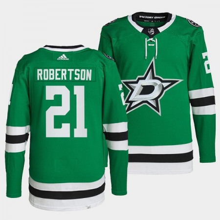 Men's Dallas Stars #21 Jason Robertson Green Stitched Jersey