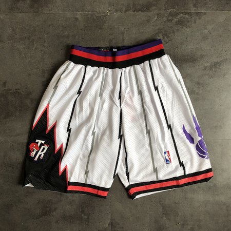 Toronto Raptors White Shorts