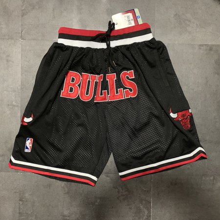 Chicago Bulls Black Shorts